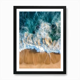 Aerial View Of The Ocean 14 Art Print