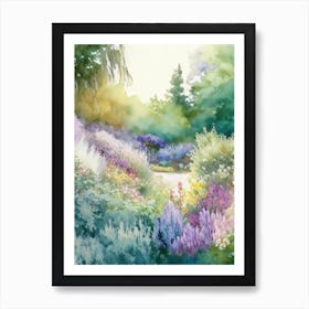 Chanticleer Garden, Usa 2, Pastel Watercolour Art Print