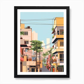 Vietnam Travel Illustration Art Print