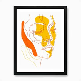 Portrait Of A Woman 410 Art Print