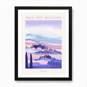 Morning in Tuscany Art Print