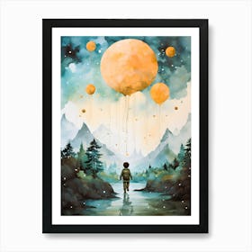 Dreaming Of Balloons Art Print