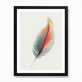 Cypress Leaf Abstract Art Print