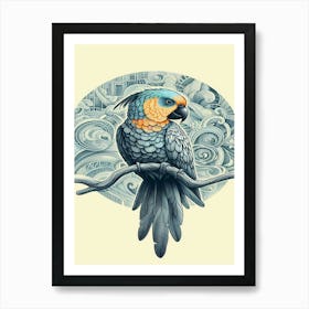 Truffle Parrot Art Print