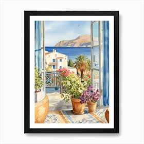 View From The Window 5 Art Print