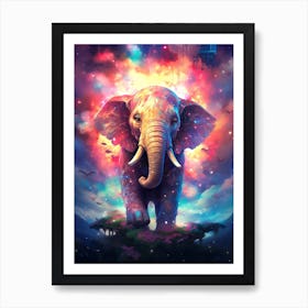 Elephant In The Sky 2 Art Print