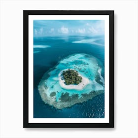 Island In The Maldives 16 Art Print