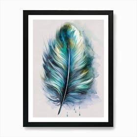 Feather Canvas Print Art Print
