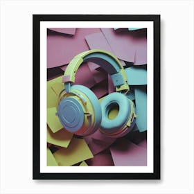 Headphones 2 Art Print