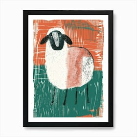 Sheep Print Art Print