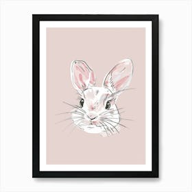 Rabbit Head 1 Art Print