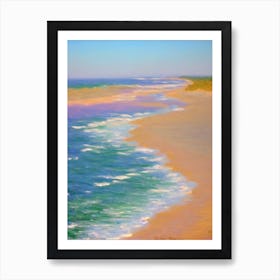 Nags Head Beach North Carolina Monet Style Art Print