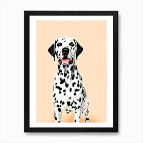 Dalmatian Illustration Dog Art Print