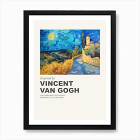 Museum Poster Inspired By Vincent Van Gogh 8 Art Print