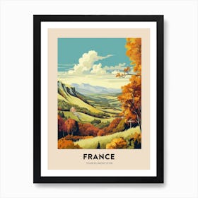 Tour Du Mont Dor France 3 Vintage Hiking Travel Poster Art Print