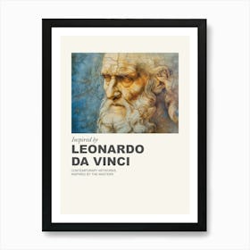Museum Poster Inspired By Leonardo Da Vinci 1 Art Print