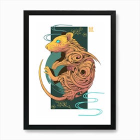 Rat Chinese Zodiac Art Print