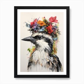 Bird With A Flower Crown Osprey 3 Art Print