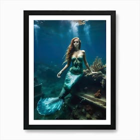 Mermaid-Reimagined 92 Art Print