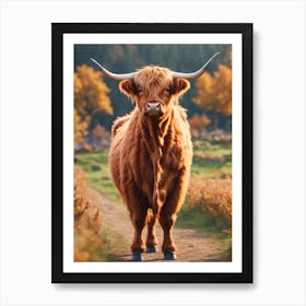 Highland Cow 26 Art Print