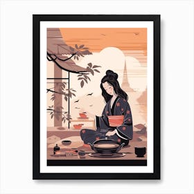 Tea Ceremony Japanese Style 1 Art Print