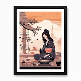 Tea Ceremony Japanese Style 1 Affiche