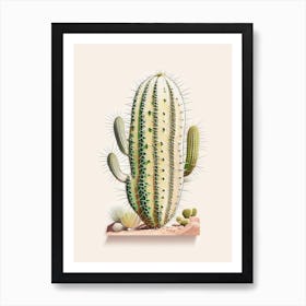 Notocactus Cactus Marker Art 2 Art Print