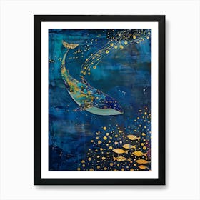 Whale In The Sky 7 Art Print