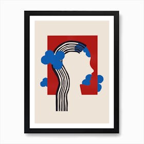 Cloud In The Head Art Print