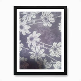 Purple Daisies Art Print