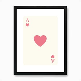 Ace Of Spades 3 Art Print