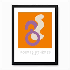 Formes Bohemes Bohemian Shapes Vases Art Print