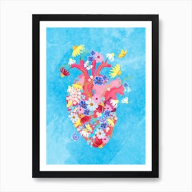 Blooming Heart Art Print
