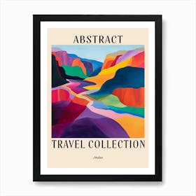 Abstract Travel Collection Poster Jordan 4 Art Print