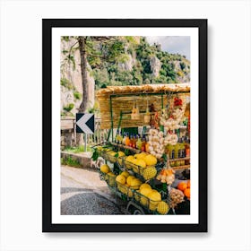 Amalfi Coast Drive XV Art Print