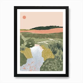 New Forest River Art Print