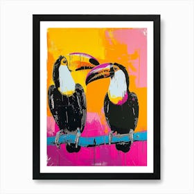 Toucan Pop Art Style 2 Art Print