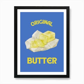 Original Butter Kitchen Illustration Art Print