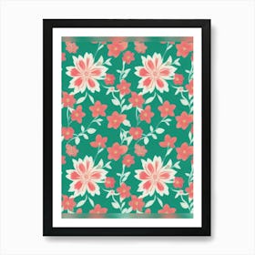 Floral Pattern 14 Art Print