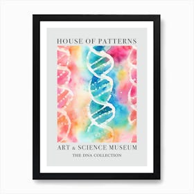 Watercolour Dna 7 House Of Patterns Art Print