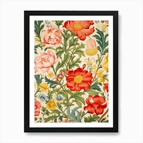 Floral Print 12 Art Print