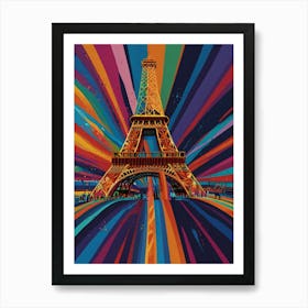 Paris Eiffel Tower 2 Art Print