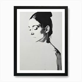 Portrait Of A Woman 34 Art Print