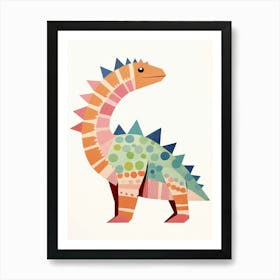 Nursery Dinosaur Art Dimetrodon 1 Art Print