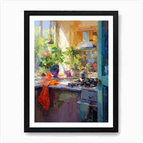 Sunny Kitchen 1 Art Print