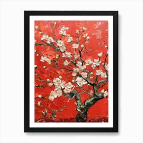 Blossoming Almond Tree Art Print