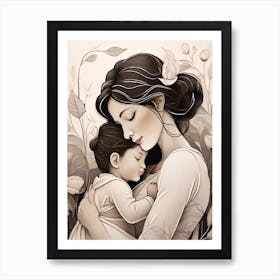 Mother And Child Art Print