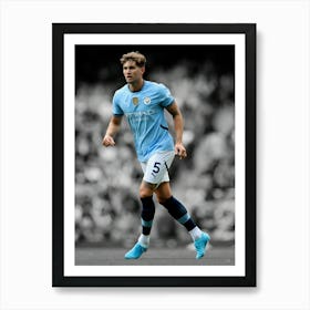 John Stones Of Manchester City Art Print