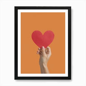 Heart Stock Videos & Royalty-Free Footage 2 Art Print