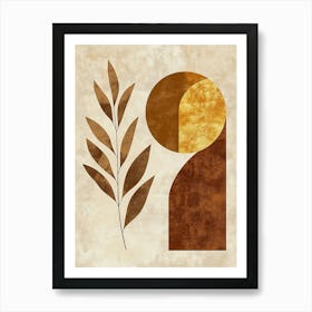 Golden Leaves Art Print